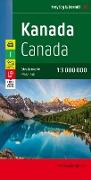 Kanada, Straßenkarte 1:3.000.000, freytag & berndt. 1:3'000'000
